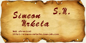 Simeon Mrkela vizit kartica